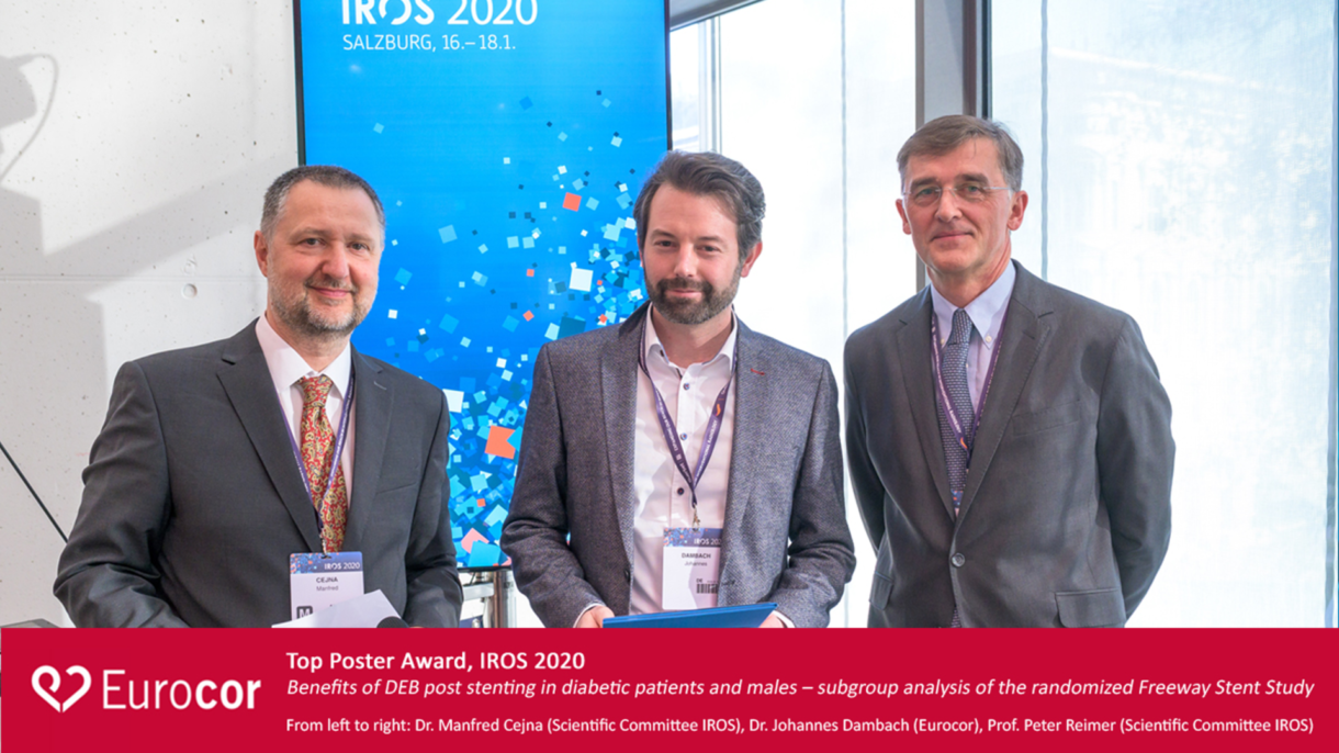 Eurocor wins Top Poster Award at IROS 2020
